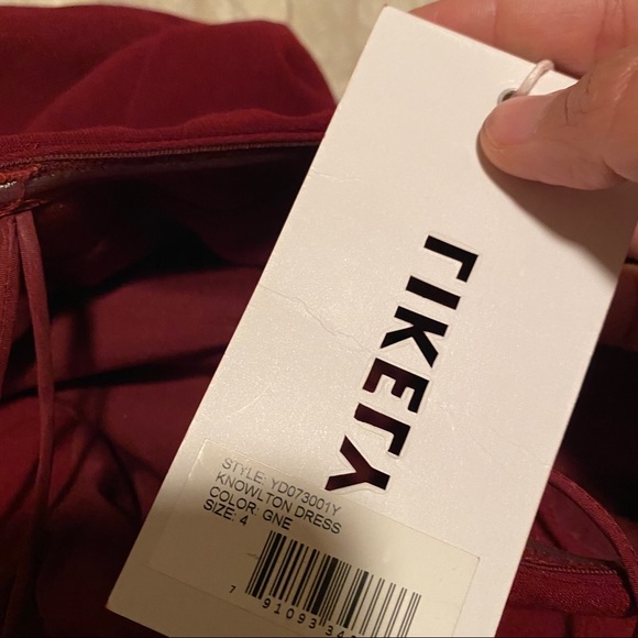 NWT Likely Revolve Maroon Dress Size 4 - Picture 13 of 16